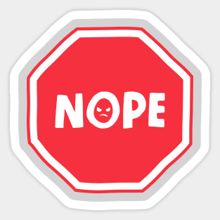 NOPE Sticker